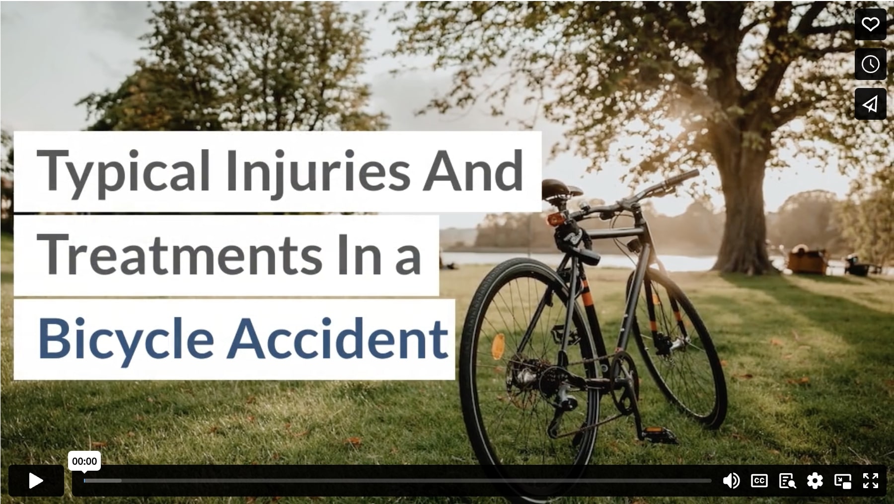 Typical Injuries And Treatments In a Bicycle Accident