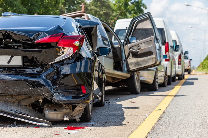 How is Liability Determined in a Multi-Car Accident?